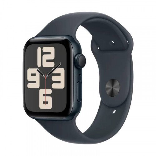 Apple Watch SE 44mm, Midnight, Ремешок Midnight Sport Band, размер M/L