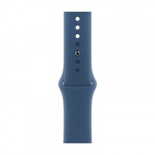 Apple Watch SE 44mm, Silver, Ремешок Denim Sport Band, размер M/L