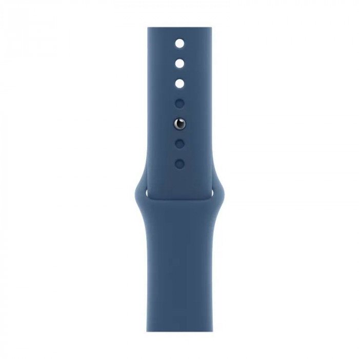 Apple Watch SE 44mm, Silver, Ремешок Denim Sport Band, размер M/L