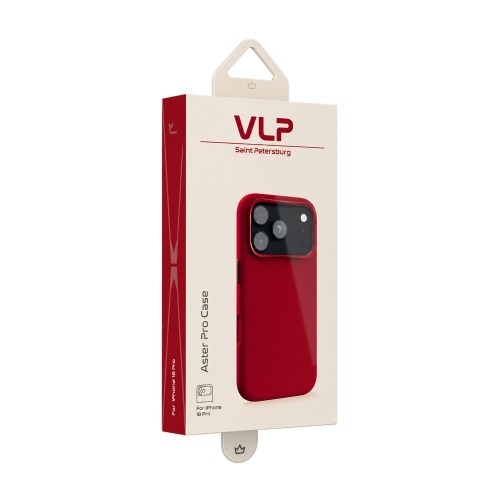 Чехол VLP Aster Pro Case для iPhone 18 Pro, красный
