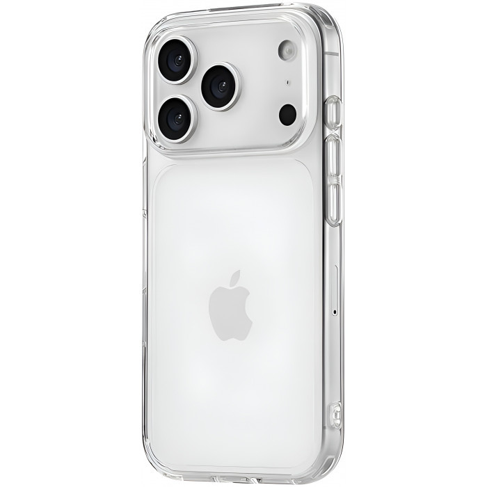 Чехол силиконовый uBear Real для iPhone 17 Pro, прозрачный