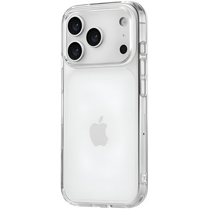 Чехол силиконовый uBear Real для iPhone 17 Pro, прозрачный