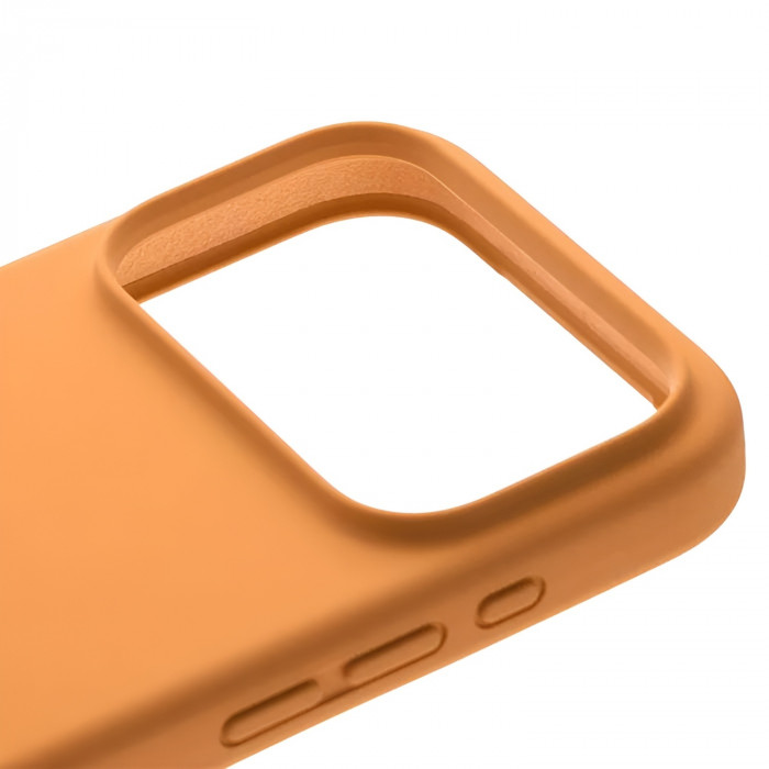 Чехол силиконовый uBear Touch для iPhone 17 Pro Max, оранжевый
