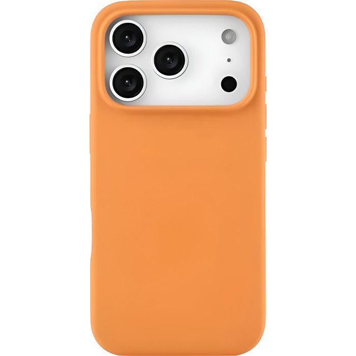 Чехол силиконовый uBear Touch для iPhone 17 Pro Max, оранжевый