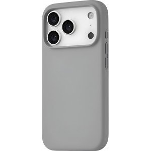 Чехол силиконовый uBear Touch для iPhone 17 Pro Max, серый
