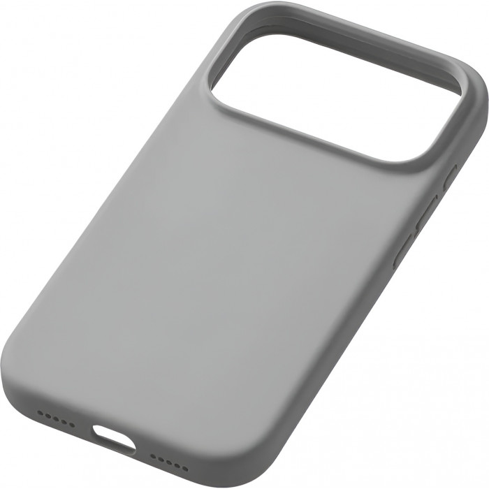 Чехол силиконовый uBear Touch для iPhone 17 Pro Max, серый