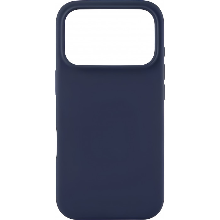 Чехол силиконовый uBear Touch для iPhone 17 Pro Max, синий