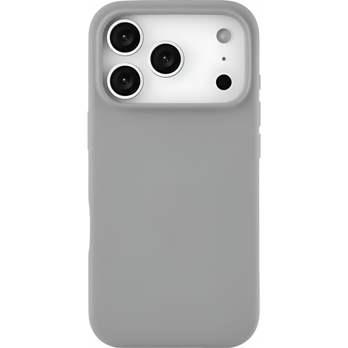 Чехол силиконовый uBear Touch для iPhone 17 Pro, серый