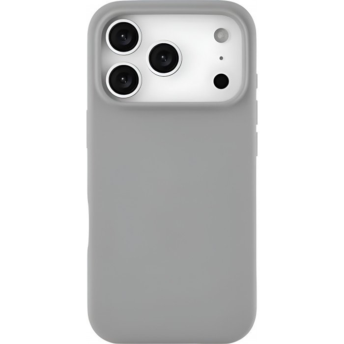 Чехол силиконовый uBear Touch для iPhone 17 Pro, серый