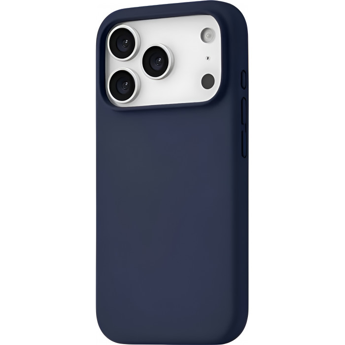 Чехол силиконовый uBear Touch для iPhone 17 Pro, синий