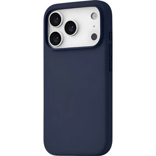 Чехол силиконовый uBear Touch для iPhone 17 Pro, синий