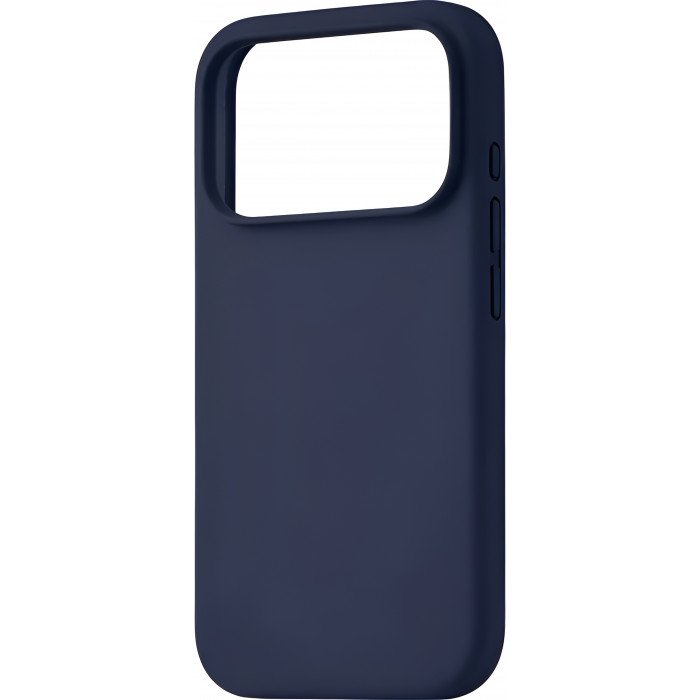 Чехол силиконовый uBear Touch для iPhone 17 Pro, синий