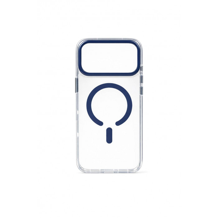 Чехол AceCase CRYSTAL SHIELD для iPhone 17 Pro, Deep Blue