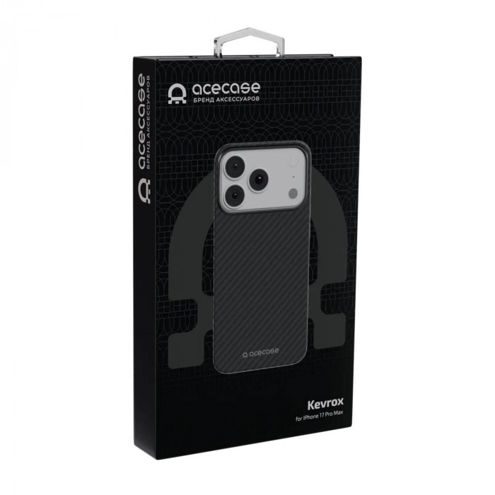 Чехол AceCase Kevrox для iPhone 17 Pro Max, Black