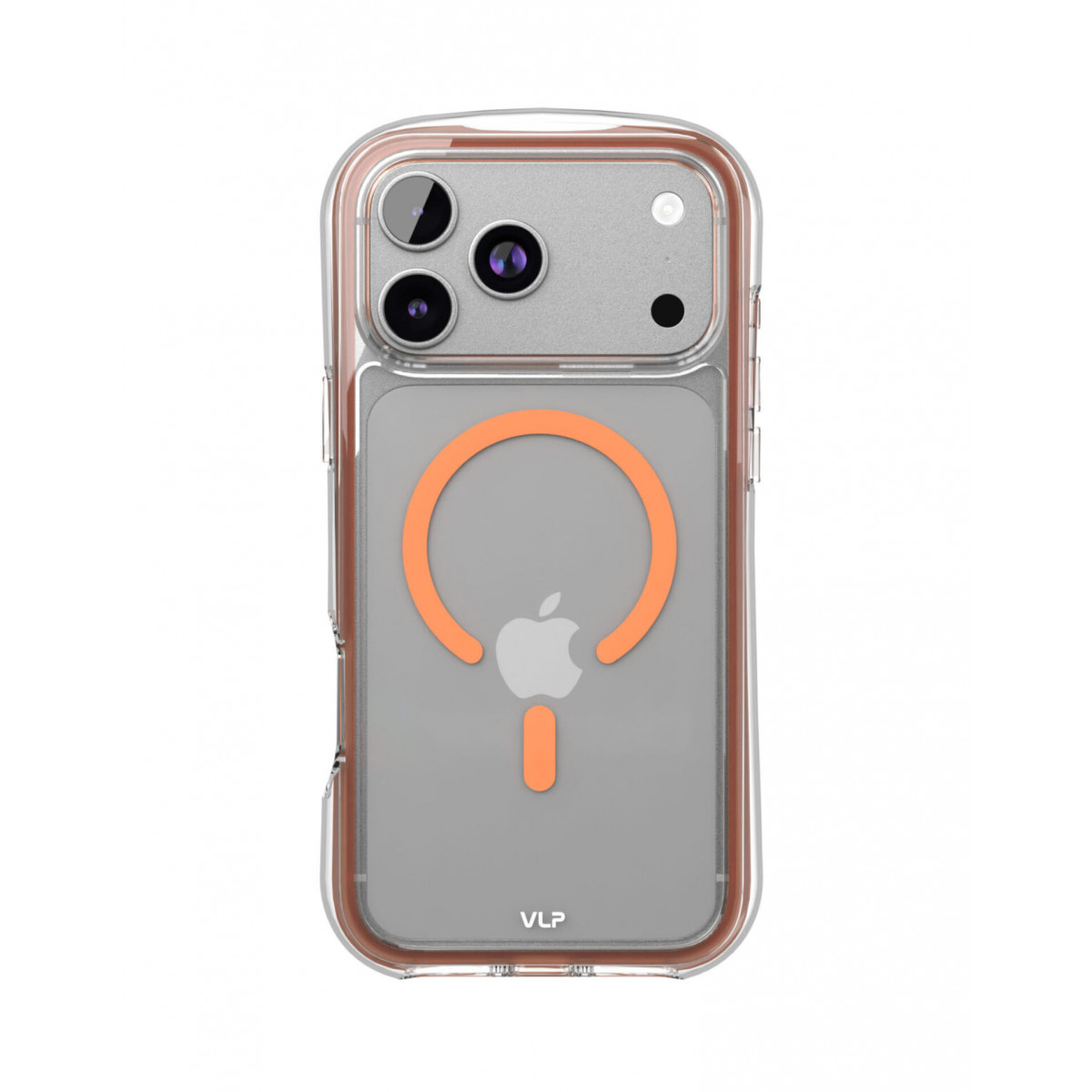 Чехол VLP Bubble Case для iPhone 17 Pro Max, оранжевый