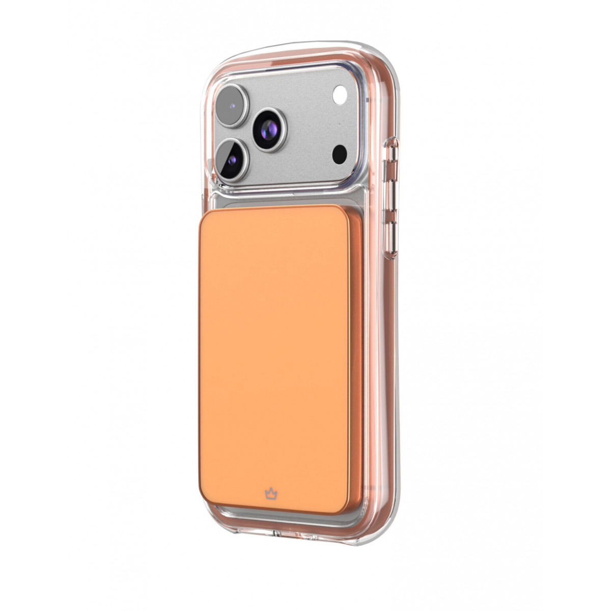 Чехол VLP Bubble Case для iPhone 17 Pro Max, оранжевый