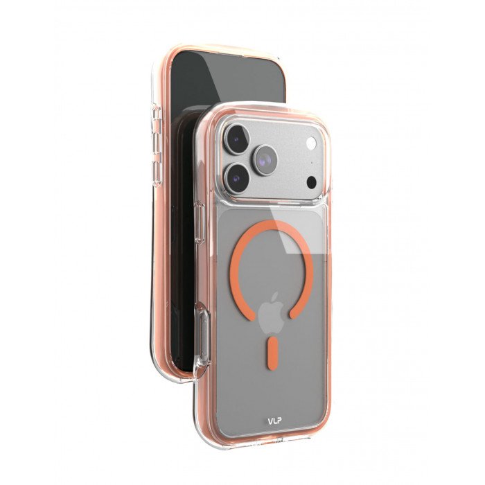 Чехол VLP Bubble Case для iPhone 17 Pro Max, оранжевый