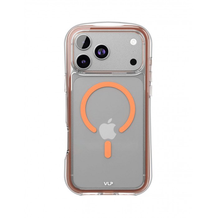 Чехол VLP Bubble Case для iPhone 17 Pro Max, оранжевый
