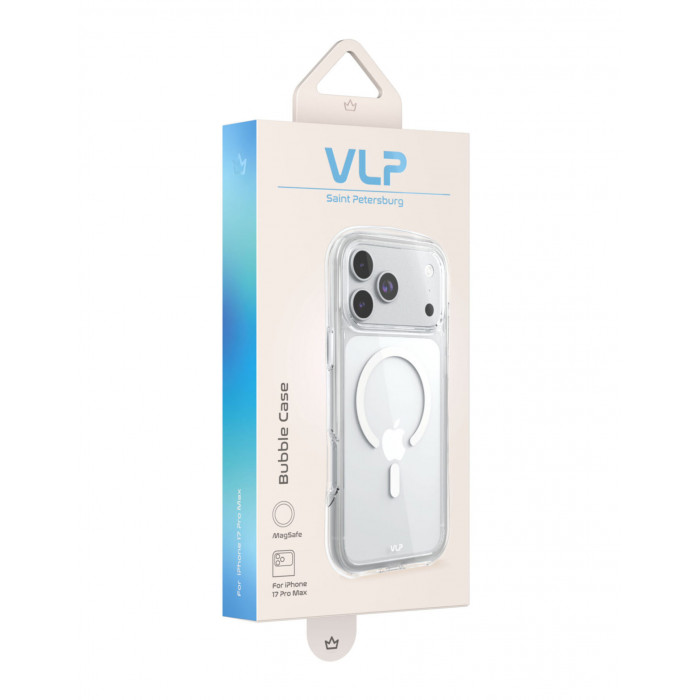 Чехол VLP Bubble Case для iPhone 17 Pro Max, прозрачный