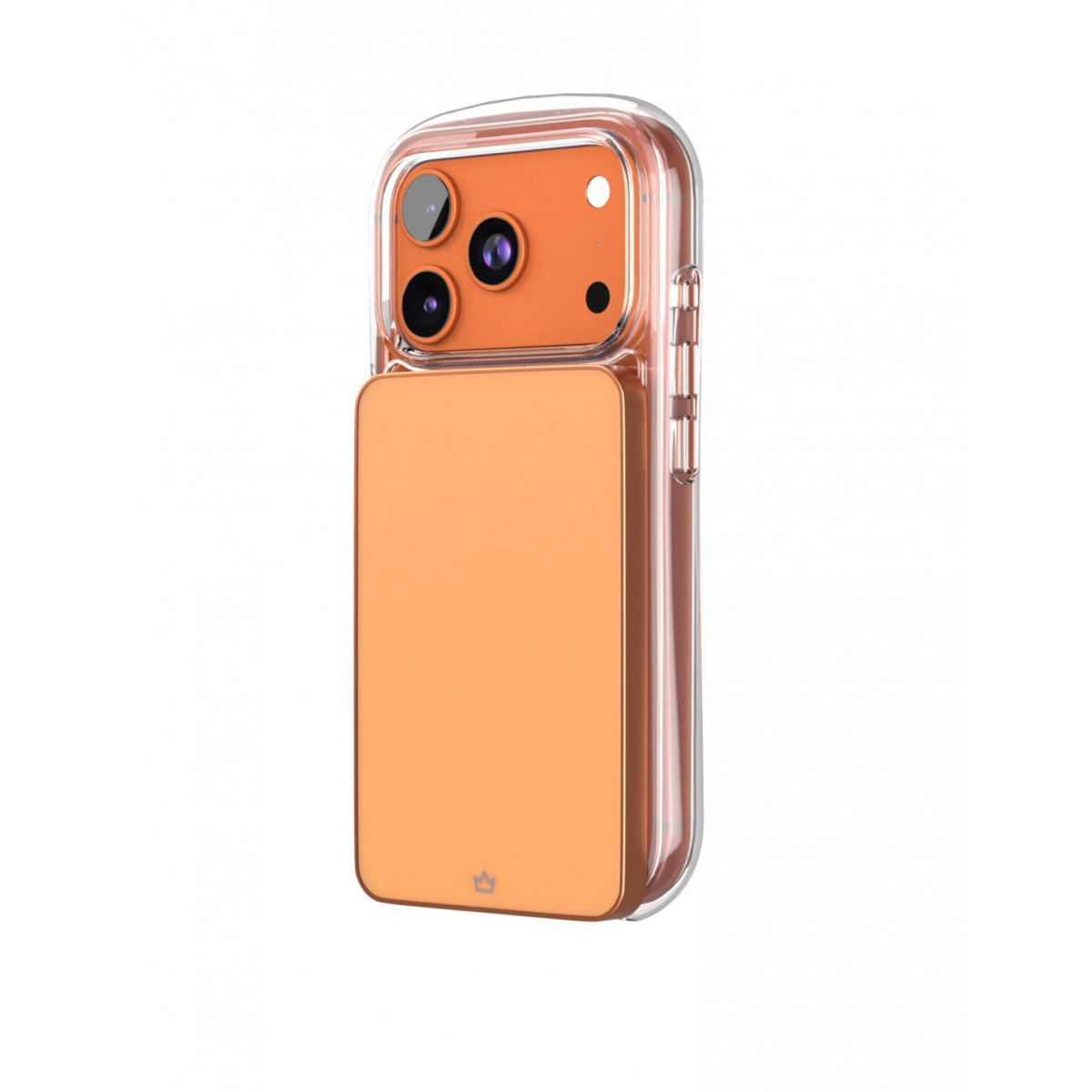 Чехол VLP Bubble Case для iPhone 17 Pro, оранжевый