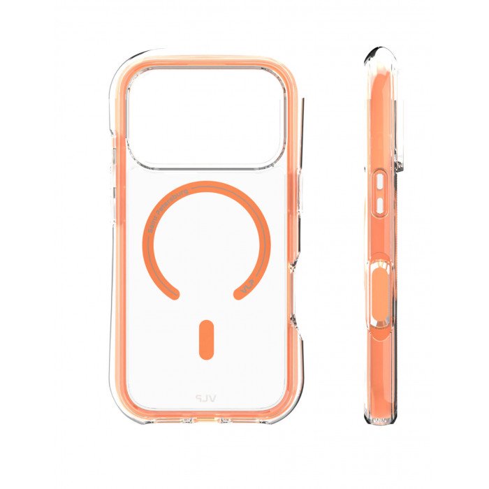 Чехол VLP Bubble Case для iPhone 17 Pro, оранжевый