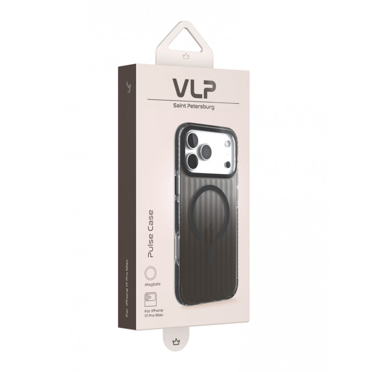 Чехол VLP Pulse Case для iPhone 17 Pro Max, черный