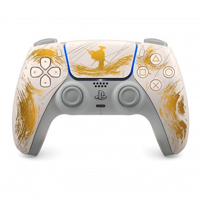 Геймпад Sony DualSense для PS5 Ghost of Yotei Limited Edition, Gold