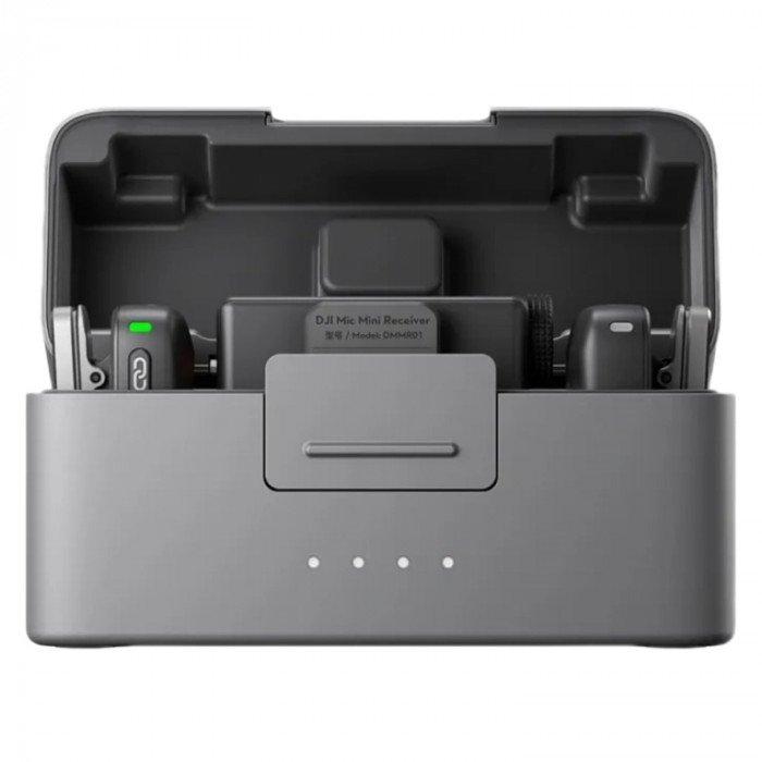 Микрофон беспроводной DJI MIC Mini (2 TX + 1 RX + Charging Case), Black