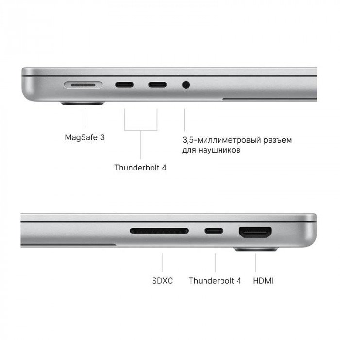 Ноутбук Apple MacBook Pro 14'' (2025) M5 24/1TB, Silver (MDE64)