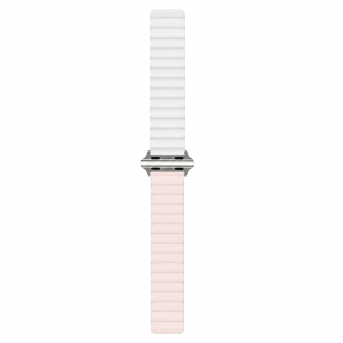 Ремешок магнитный uBear Mode для Apple Watch 38/40/41/42mm, розовый/бежевый