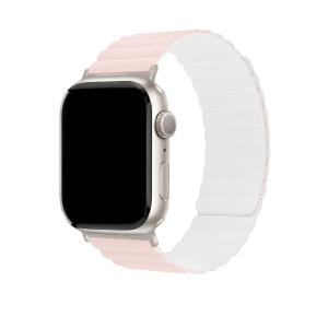 Ремешок магнитный uBear Mode для Apple Watch 38/40/41/42mm, розовый/бежевый