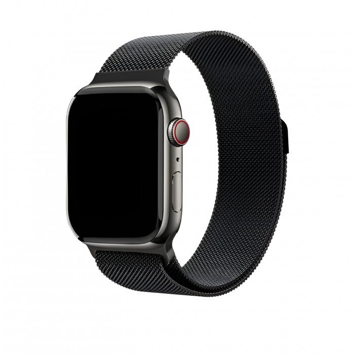 Ремешок uBear Spark миланское плетение для Apple Watch 38/40/41/41mm, черный