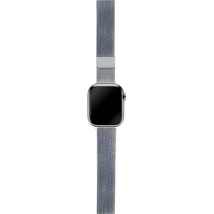 Ремешок uBear Spark миланское плетение для Apple Watch 38/40/41/41mm, серебро