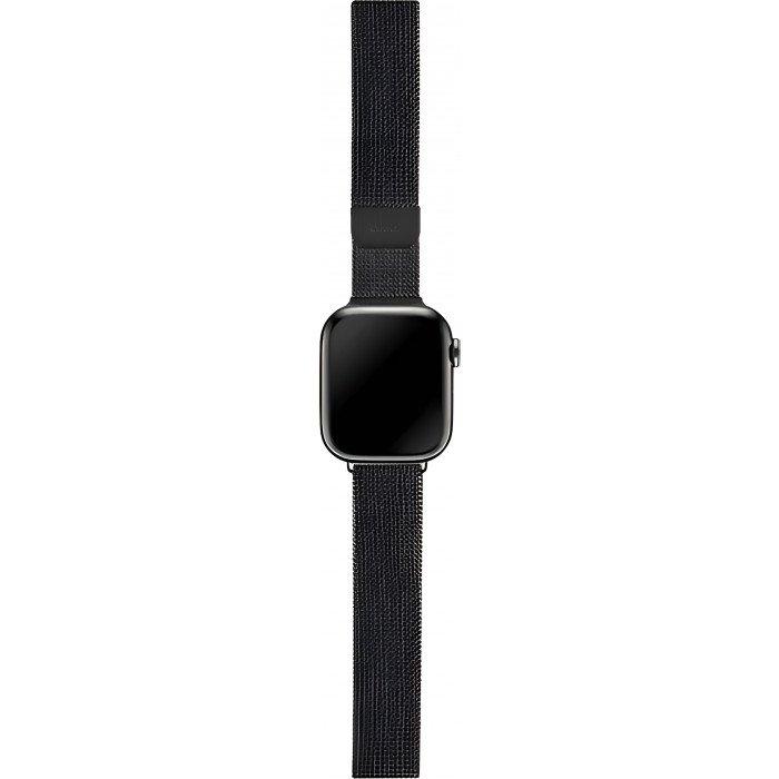 Ремешок uBear Spark миланское плетение для Apple Watch 44/45/46/49mm, черный