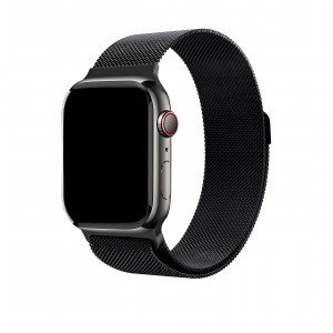 Ремешок uBear Spark миланское плетение для Apple Watch 44/45/46/49mm, черный