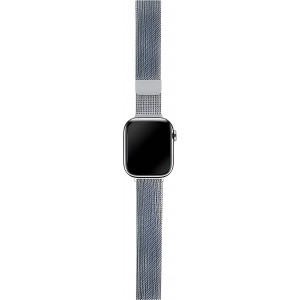 Ремешок uBear Spark миланское плетение для Apple Watch 44/45/46/49mm, серебро