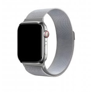 Ремешок uBear Spark миланское плетение для Apple Watch 44/45/46/49mm, серебро