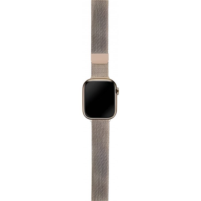 Ремешок uBear Spark миланское плетение для Apple Watch 44/45/46/49mm, золото