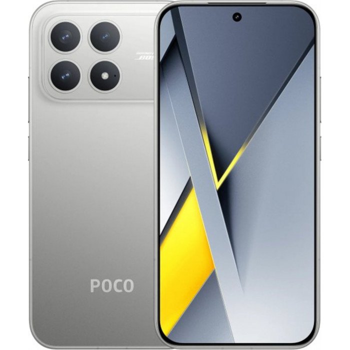 Смартфон Poco F8 Pro 12/512GB, Silver