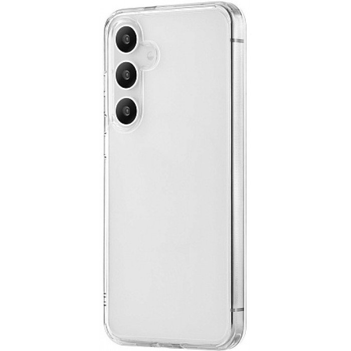 Чехол силиконовый uBear Real для Samsung S24 Plus, прозрачный