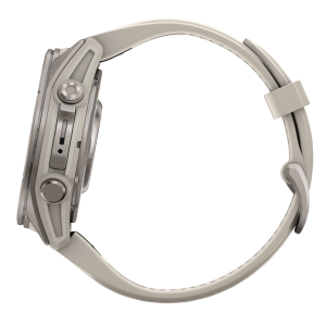 Умные часы Garmin Fenix 9 43mm, Туманно-серый, Ремешок черный