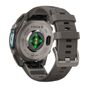 Умные часы Garmin Fenix 9 47mm, Титановый, Ремешок пепельно-серый