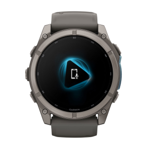 Умные часы Garmin Fenix 9 47mm, Титановый, Ремешок пепельно-серый