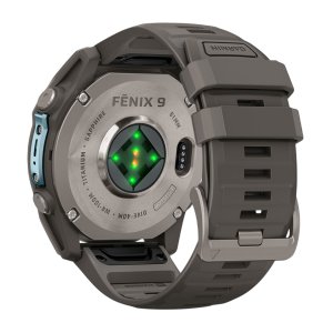 Умные часы Garmin Fenix 9 51mm, Титановый, Ремешок пепельно-серый