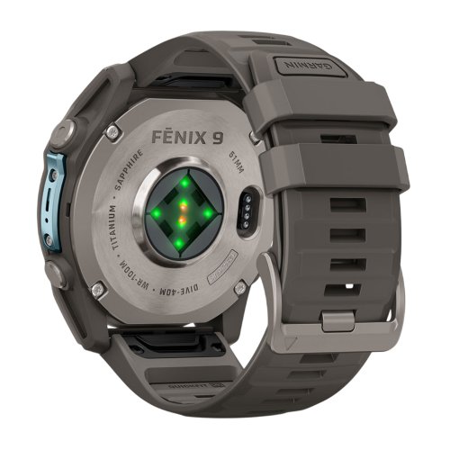 Умные часы Garmin Fenix 9 51mm, Титановый, Ремешок пепельно-серый