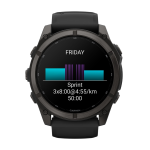 Умные часы Garmin Fenix 9 47mm, Угольно-серый, Ремешок черный