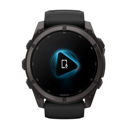 Умные часы Garmin Fenix 9 47mm, Угольно-серый, Ремешок черный