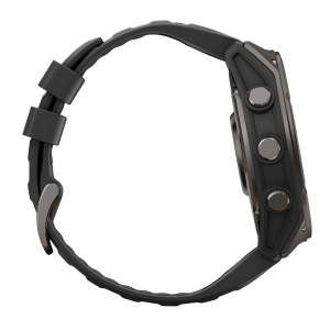 Умные часы Garmin Fenix 9 47mm, Угольно-серый, Ремешок черный