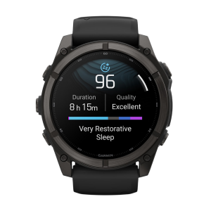 Умные часы Garmin Fenix 9 47mm, Угольно-серый, Ремешок черный