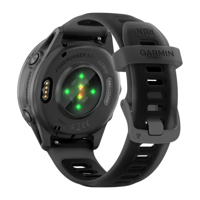 Умные часы Garmin Forerunner 570 42mm, Серый, Ремешок черный